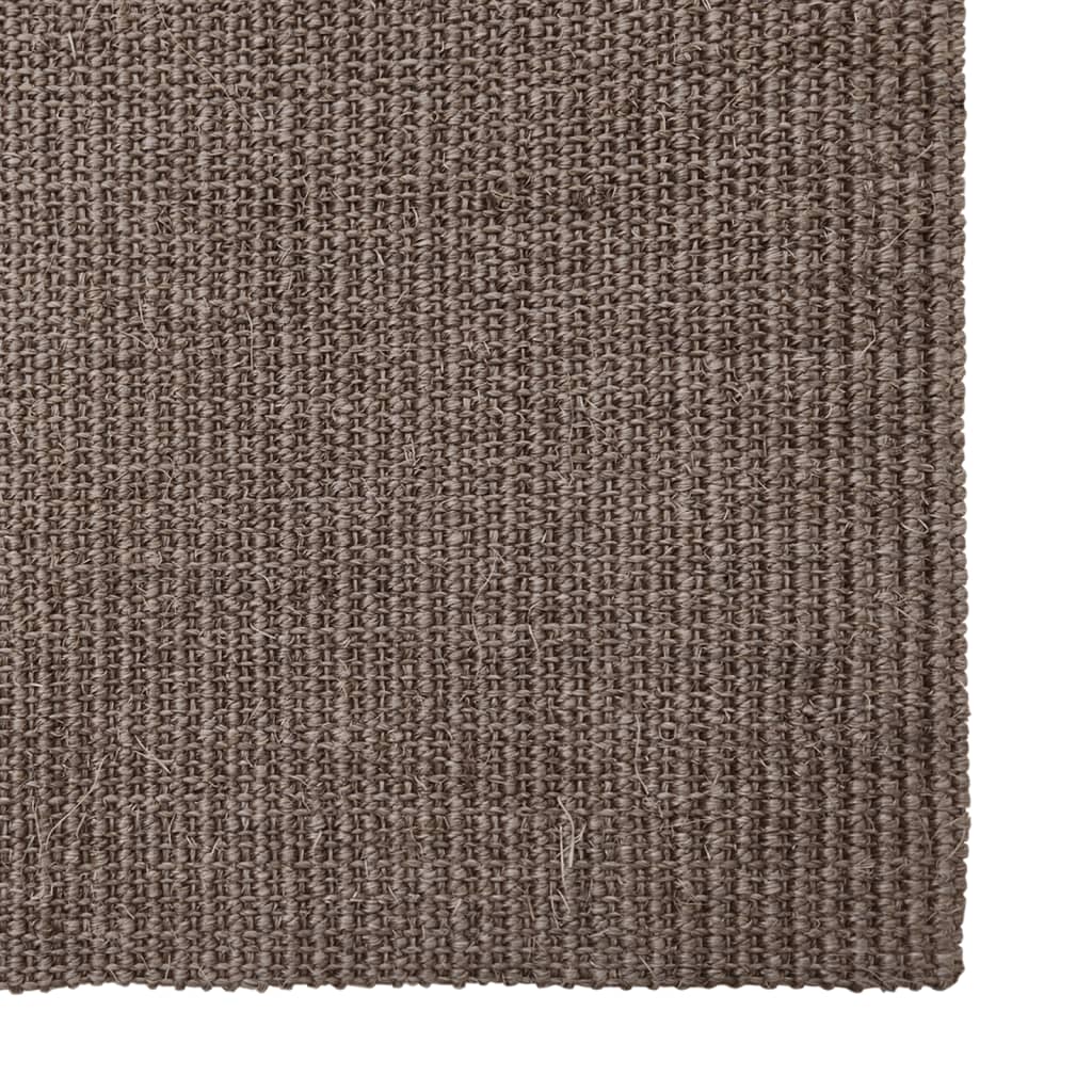 Golvmatta naturlig sisal 66x200 cm brun