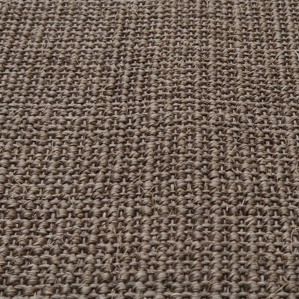 Golvmatta naturlig sisal 66x200 cm brun