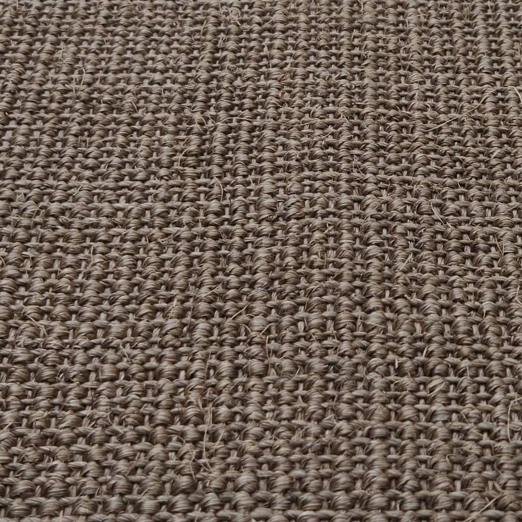 Golvmatta naturlig sisal 80x300 cm brun