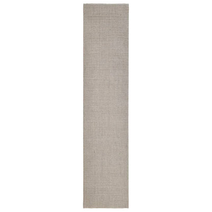 Golvmatta naturlig sisal 66x300 cm sand