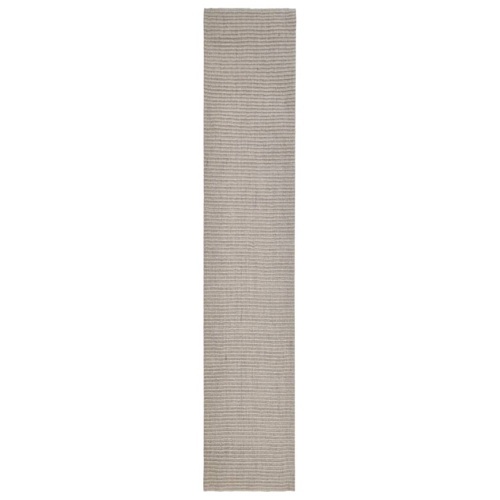 Golvmatta naturlig sisal 66x350 cm sand