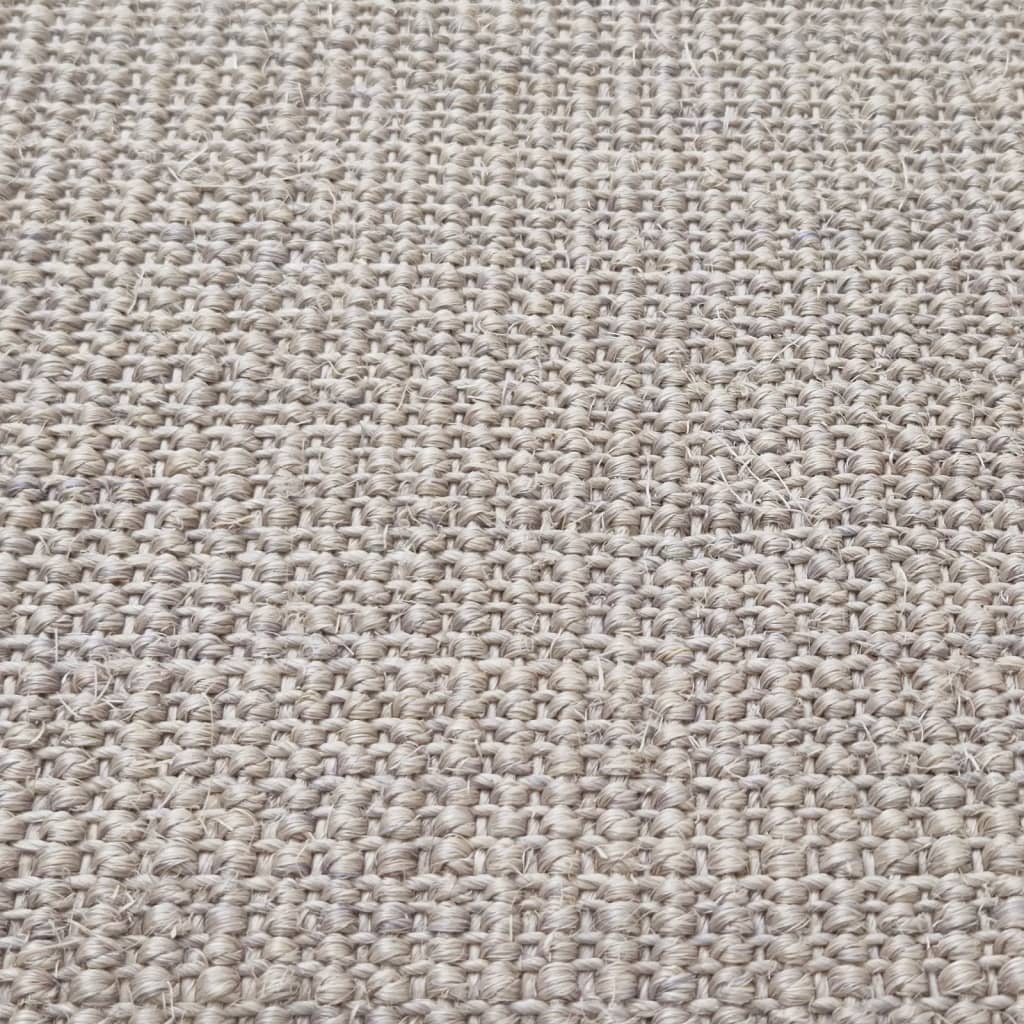 Golvmatta naturlig sisal 66x350 cm sand