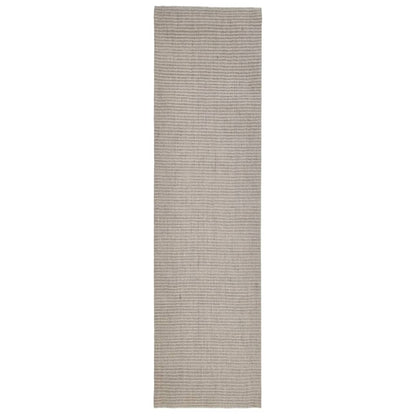 Lattiamatto luonnon sisal 80x300 cm hiekkaa