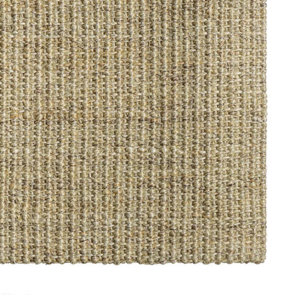 Golvmatta naturlig sisal 66x350 cm grön