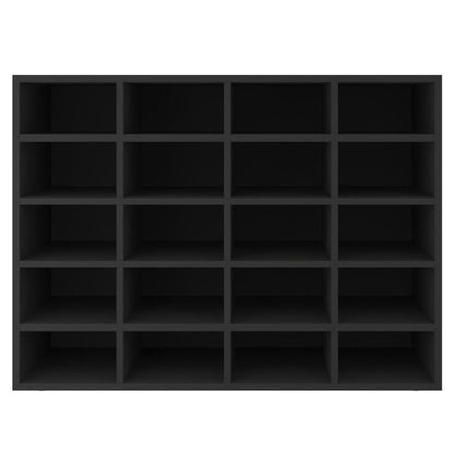 Skoställ Svart Skohylla 92x30x67,5 cm