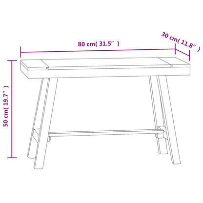 Penkki 80 cm massiivitiikki