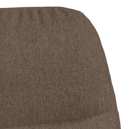 Nojatuoli Recliner taupe kangasta