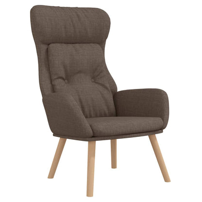 Nojatuoli Recliner taupe kangasta