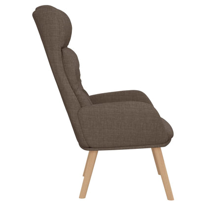 Nojatuoli Recliner taupe kangasta