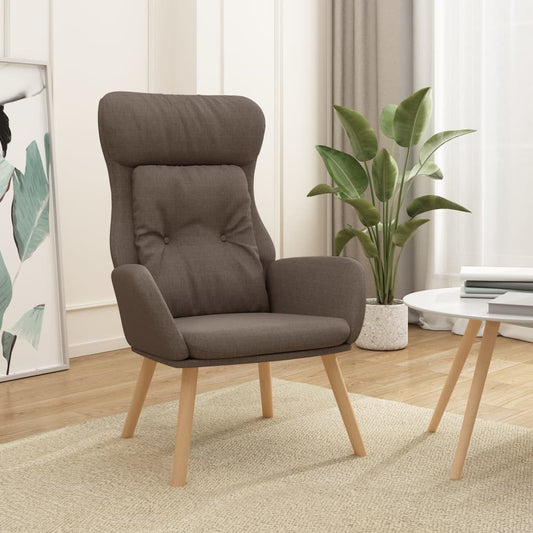 Nojatuoli Recliner taupe kangasta