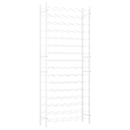 Vinställ för 96 flaskor vit metall