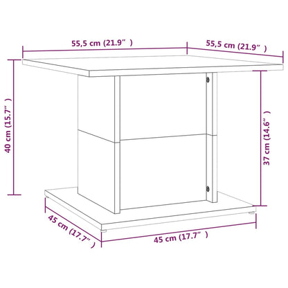 Soffbord sonoma ek 55,5x55,5x40 cm