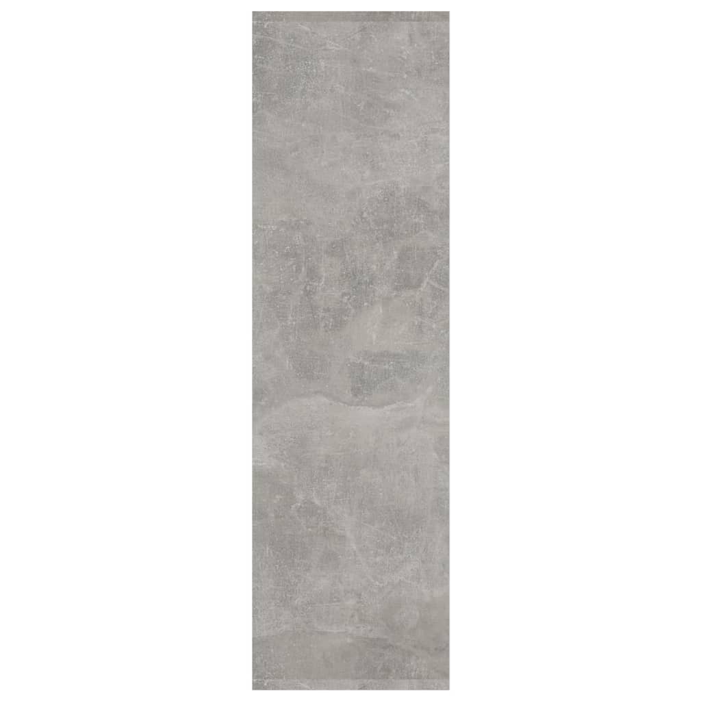 Kirjahylly betonin harmaa 60x30x103 cm