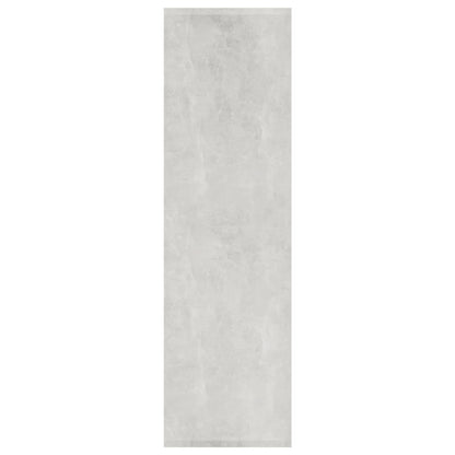 Kirjahylly betonin harmaa 80x30x103 cm