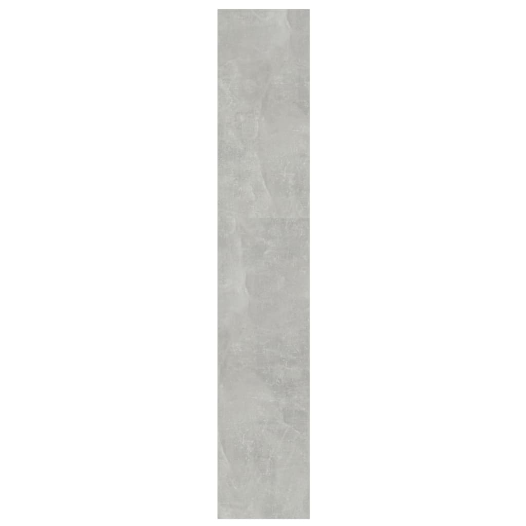 Kirjahylly betonin harmaa 100x30x166 cm