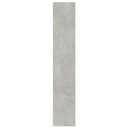 Kirjahylly betonin harmaa 100x30x166 cm