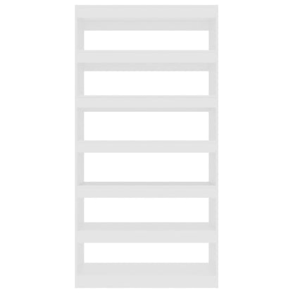 Bokhylla Vit Rumsavdelare 100x30x198 cm