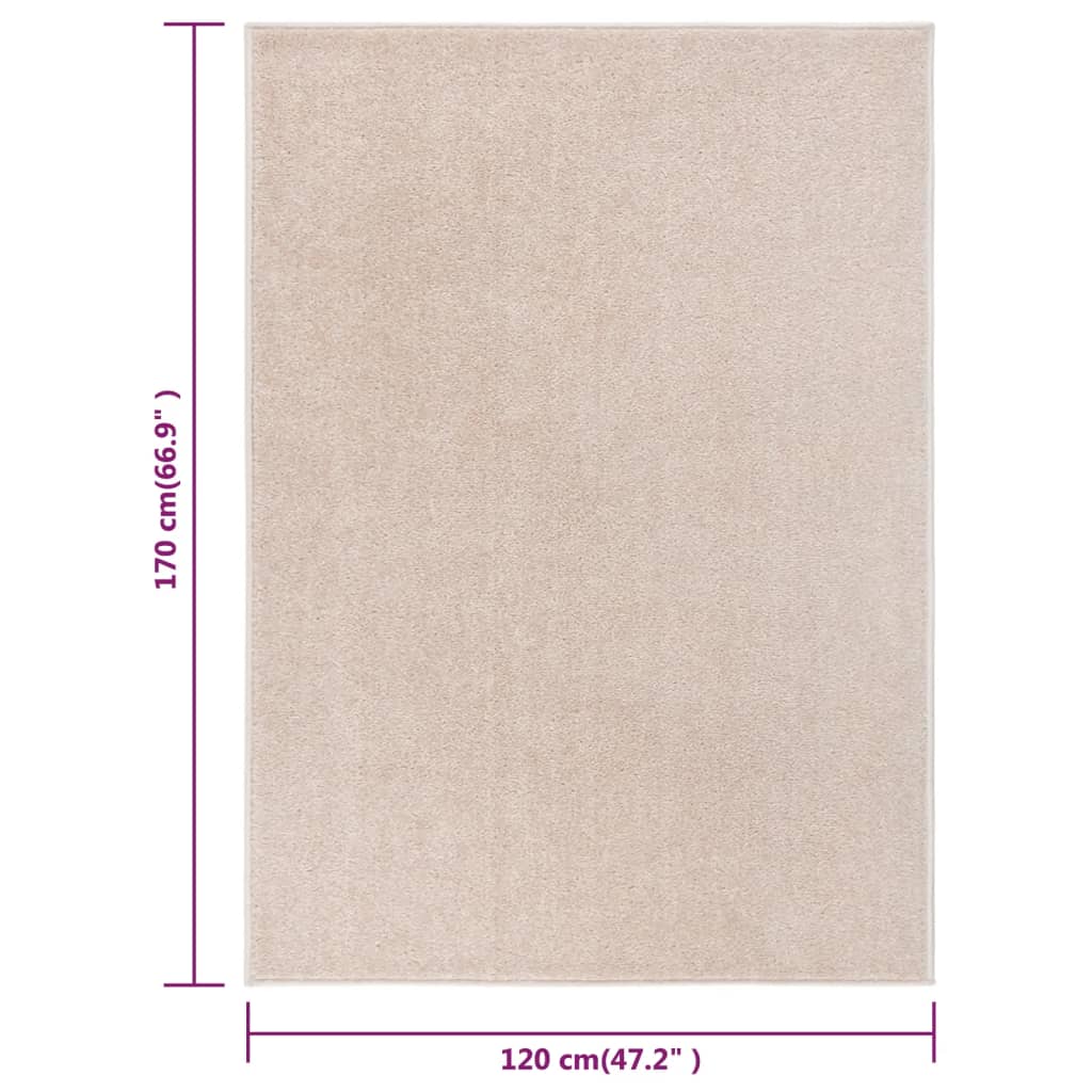 Lattiamatto 120x170 cm tumma beige