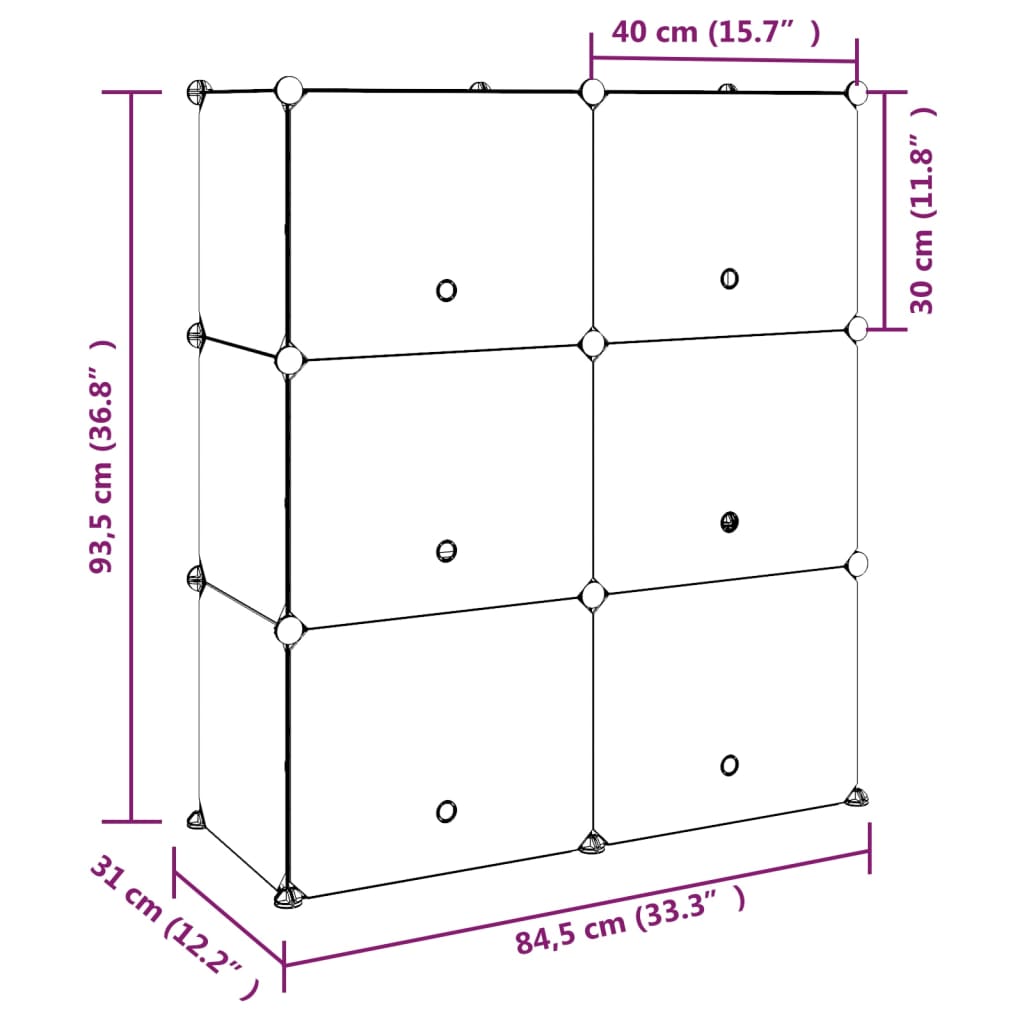 Skoställ Skoskåp svart Skohylla 84,5x31x93,5 cm