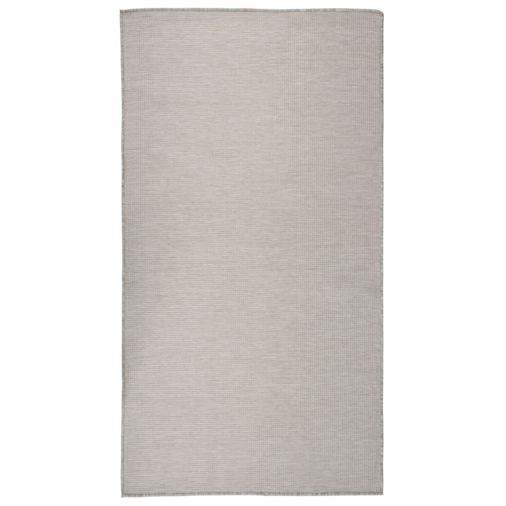 Golvmatta Utomhusmatta plattvävd 80x150 cm taupe