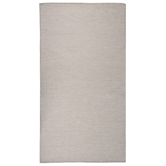 Golvmatta Utomhusmatta plattvävd 80x150 cm taupe