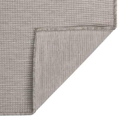 Golvmatta Utomhusmatta plattvävd 80x150 cm taupe