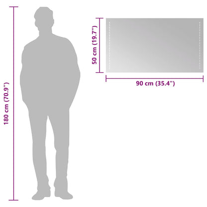 Badrumsspegel LED 90x50 cm