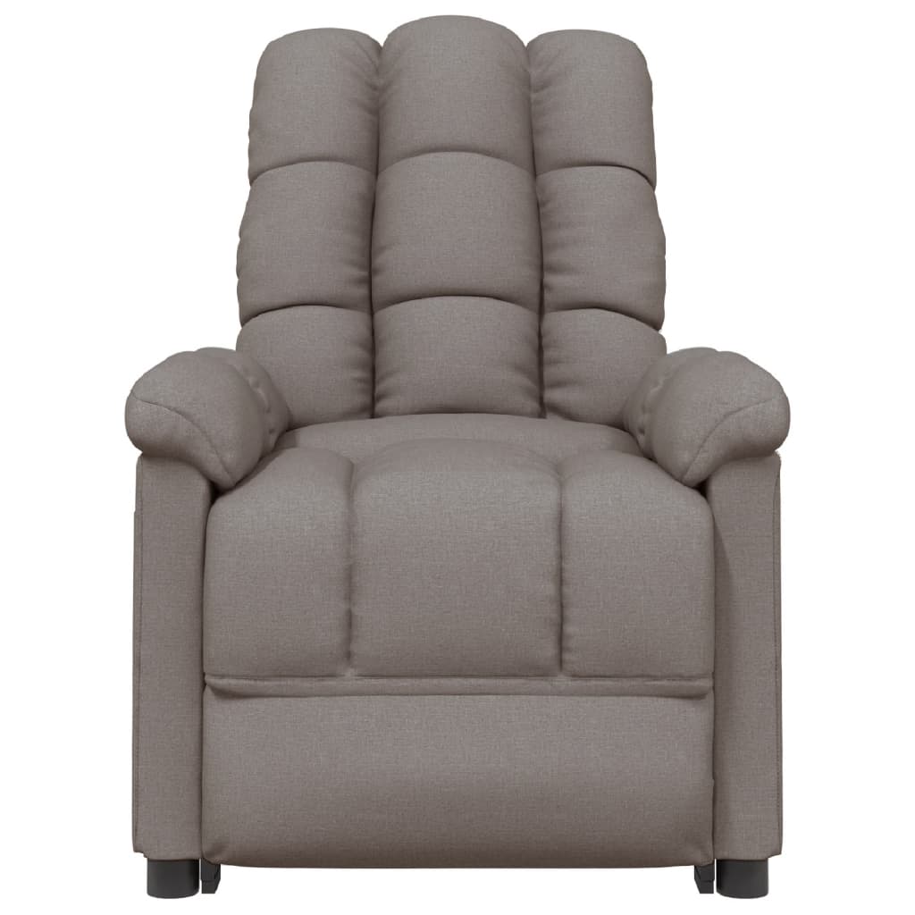 Nojatuoli Recliner taupe kangasta