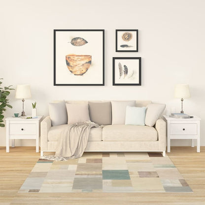 Sidobord Vit 2 st 50x50x49 cm massivt furuträ