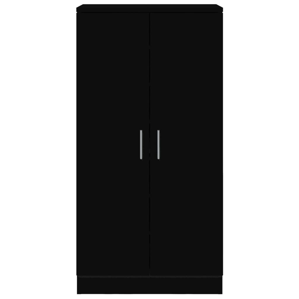 Skoställ Svart Skoskåp 55x35x108 cm