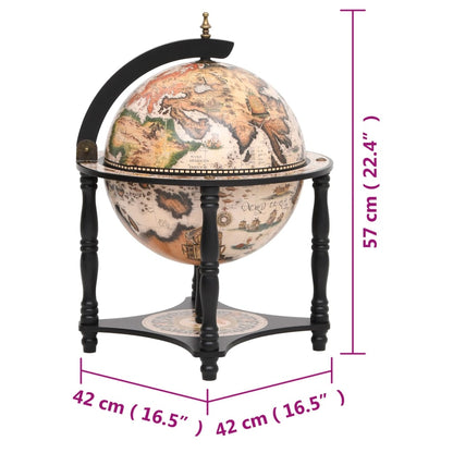 Viiniteline Globe bar viiniteline musta massiivi eukalyptuspuuta