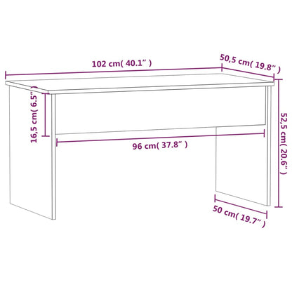 Soffbord vit 102x50,5x52,5 cm