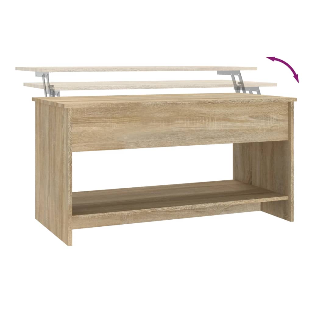 Soffbord sonoma ek 102x50x52,5 cm