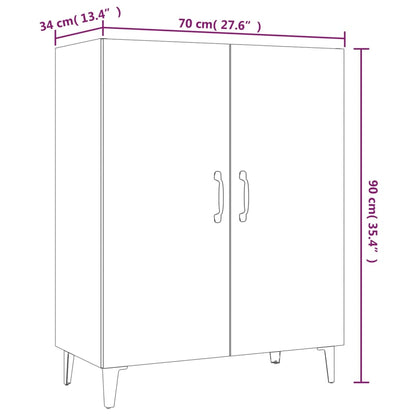 Skänk vit 70x34x90 cm