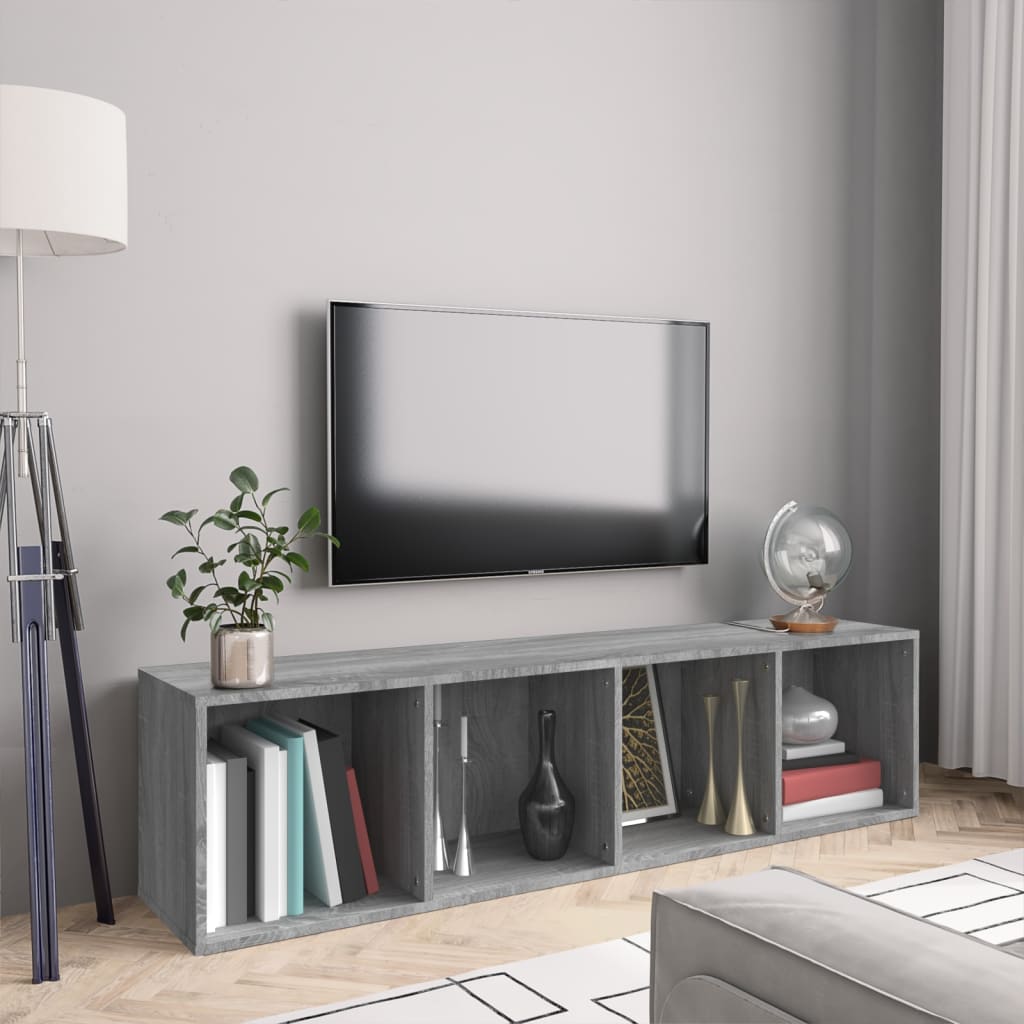 TV-taso sonoma grey 143x30x36cm