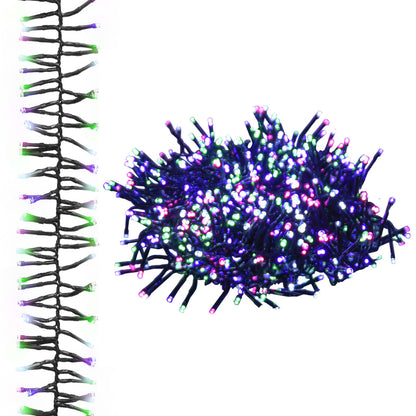 Joulukoristeita Ulkovalaistus Valonauha 2000 LED-klusteri monivärinen pastelli 17 m PVC