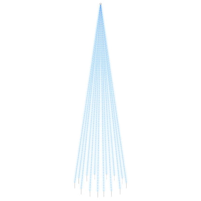 Joulukuusi Ulkona lipputankoon sininen 1134 LEDiä 800 cm