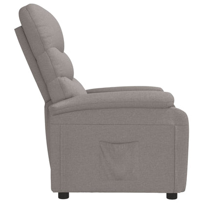 Nojatuoli Recliner taupe kangasta