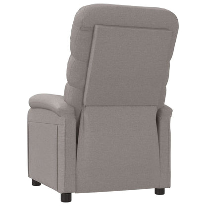 Nojatuoli Recliner taupe kangasta