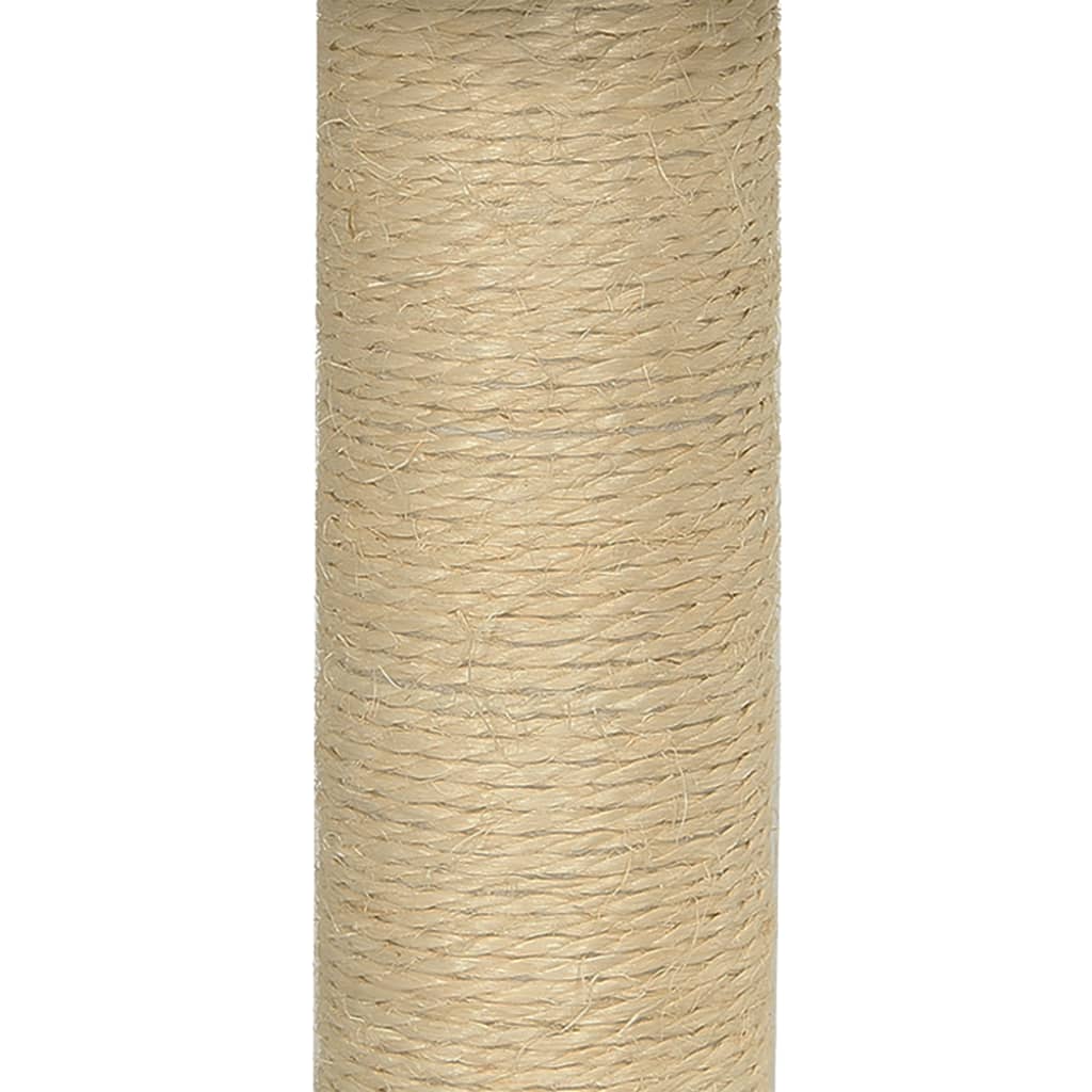 Kattmöbel mörkgrå Klösträd med klöspelare sisal 74 cm