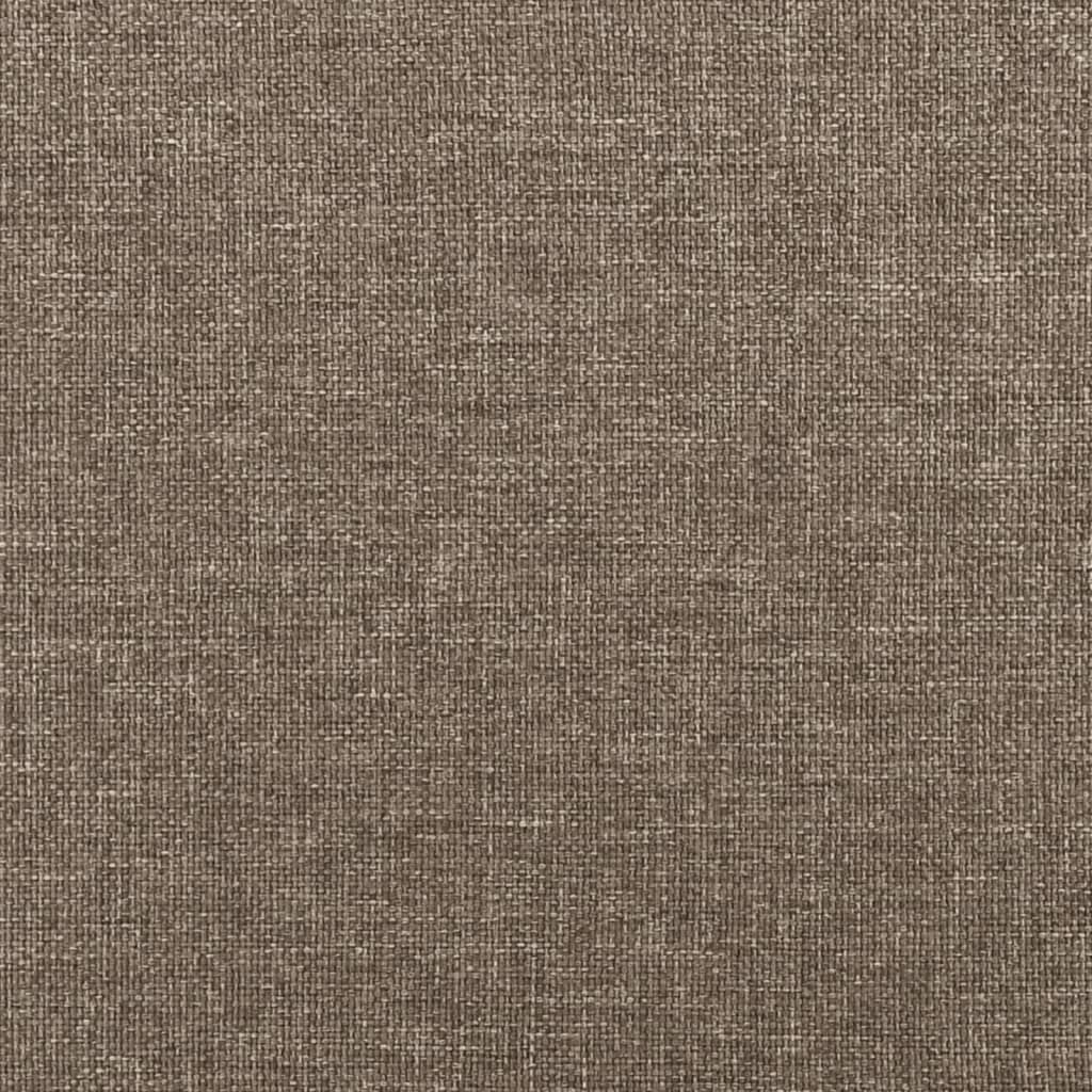 Sittbänk taupe 70x30x30 cm tyg