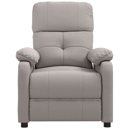 Nojatuoli Recliner taupe kangasta