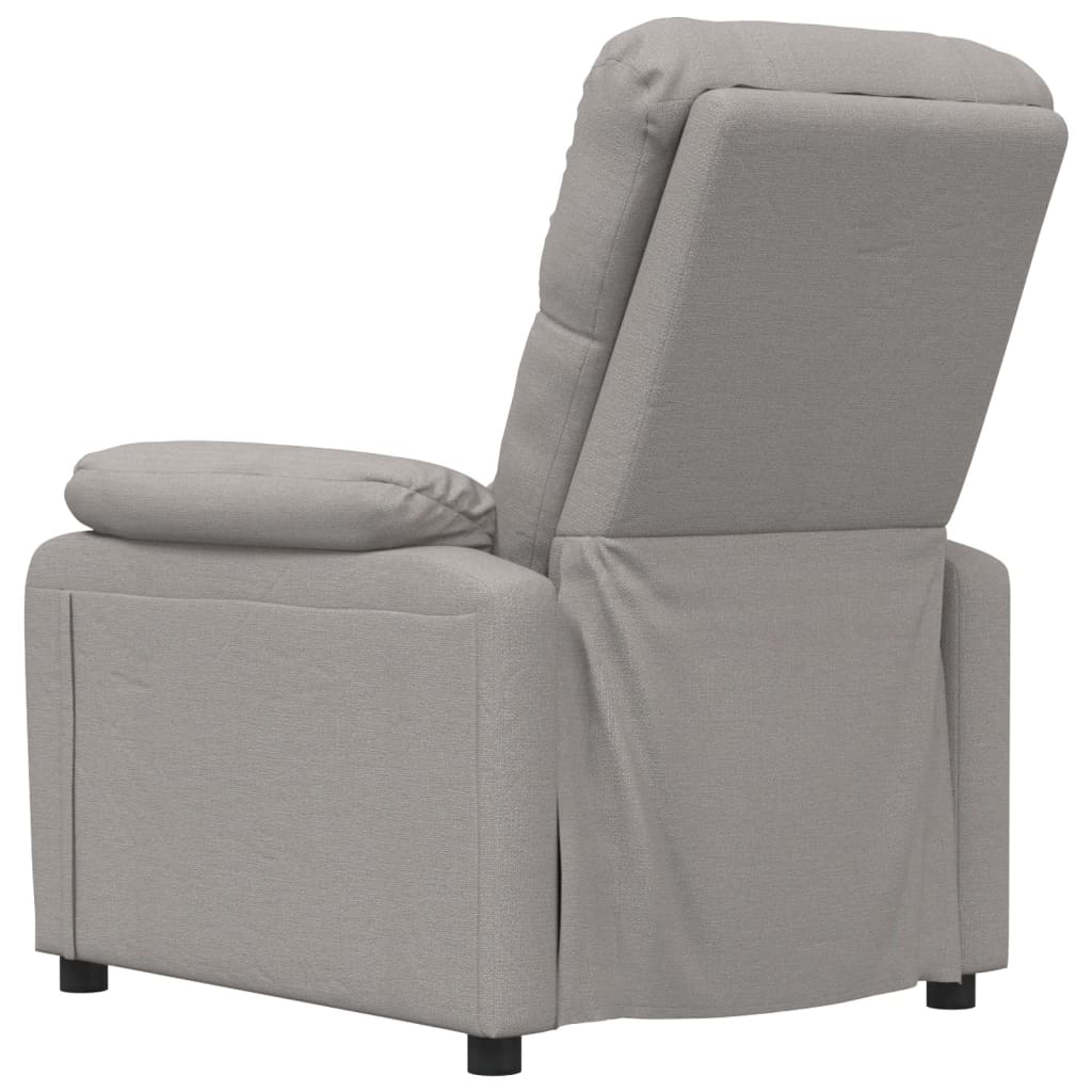 Nojatuoli Recliner taupe kangasta