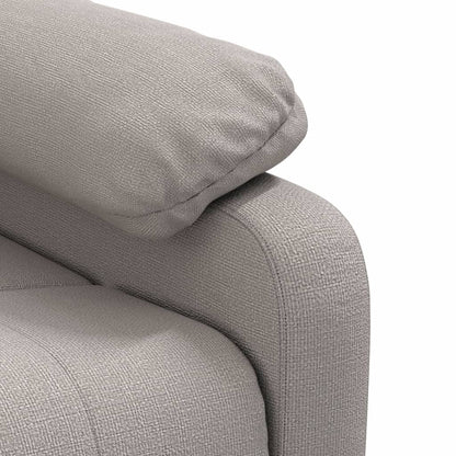 Nojatuoli Recliner taupe kangasta