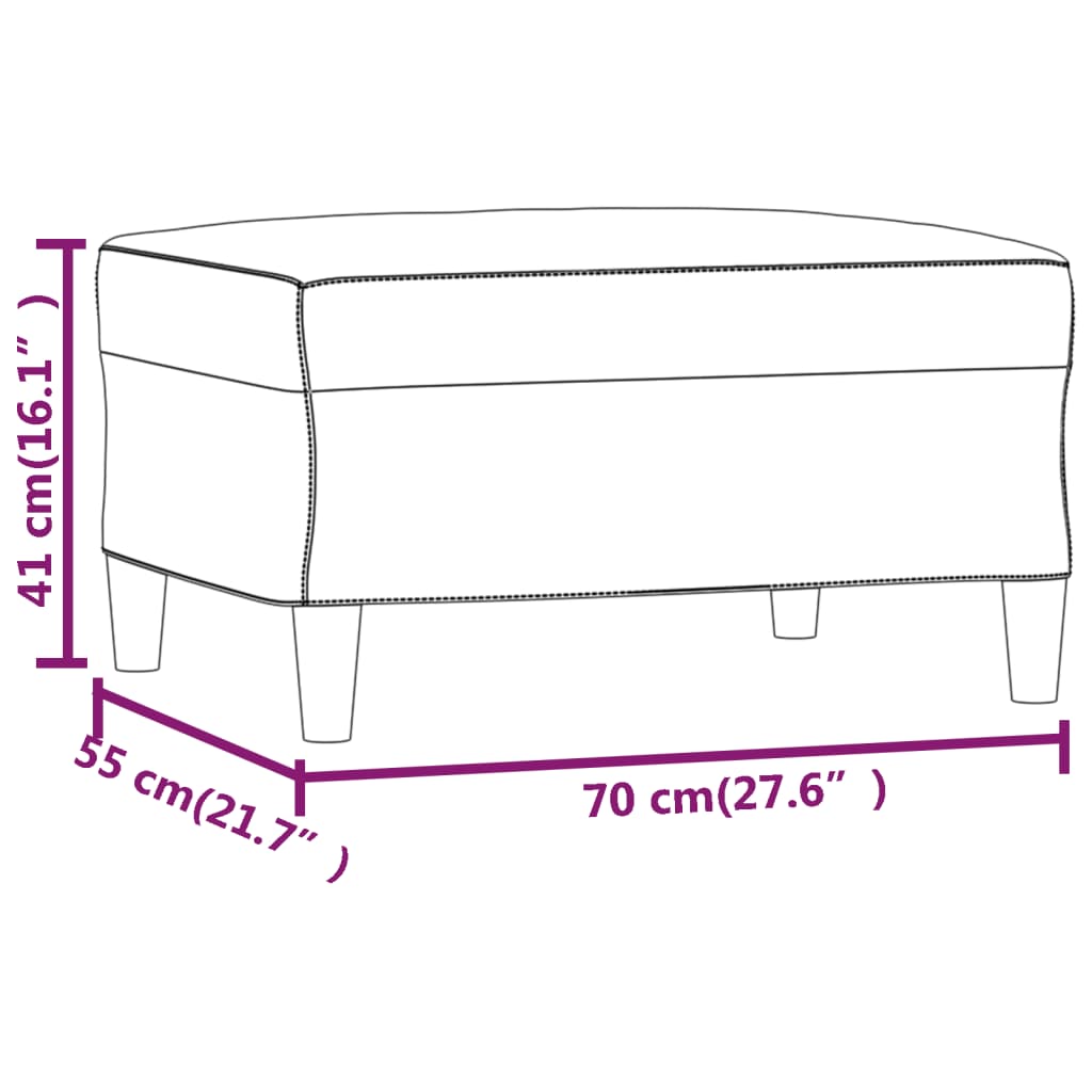 Rakka Sininen 70x55x41 cm samettia