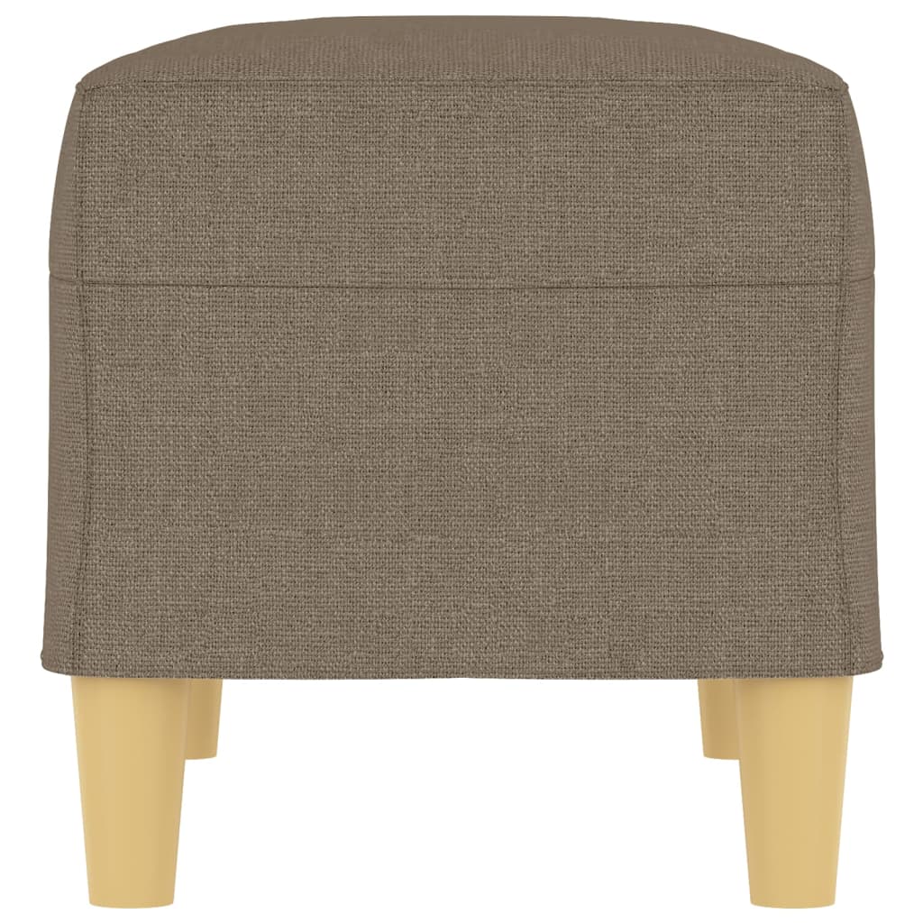 Sittbänk taupe 70x35x41 cm tyg