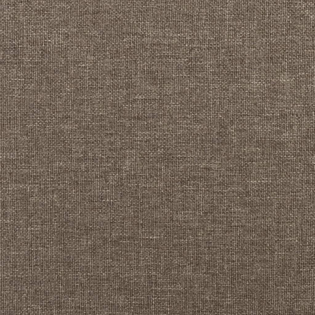 Sittbänk taupe 70x35x41 cm tyg