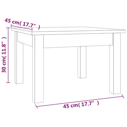 Soffbord brun 45x45x30 cm furu