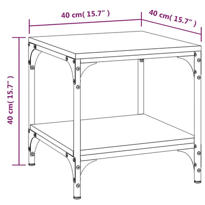 Soffbord sonoma ek 40x40x40 cm