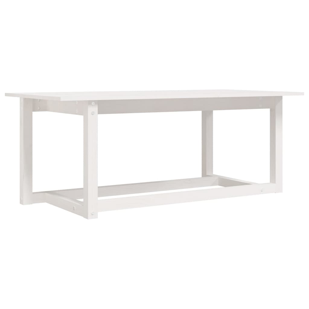 Soffbord vit 110x55x45 cm furu